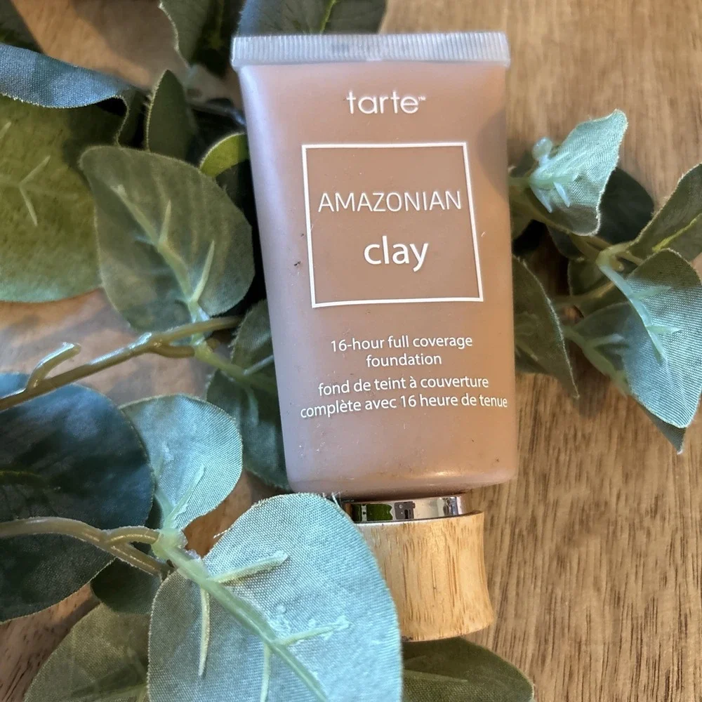 Tarte Amazonian Clay 16-Hour Full Coverage Foundation 47H Tan-Deep Honey, 1.7 oz